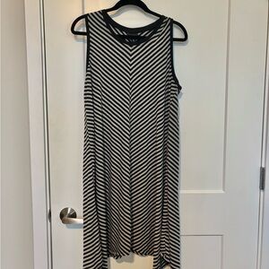 Mossimo Supply Co. Asymmetrical Black and White Dress